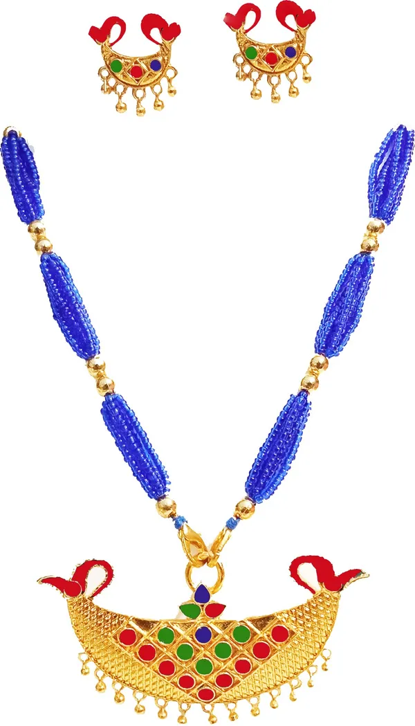 Assamese_Traditional_Multi_Colour_Junbiri_Tassel_Set_For_Women